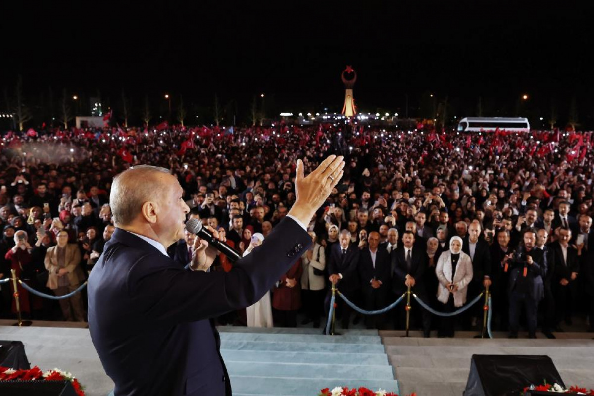 Erdogan'dan Cumhurbaskanligi Külliyesi'nde tarihi konusma