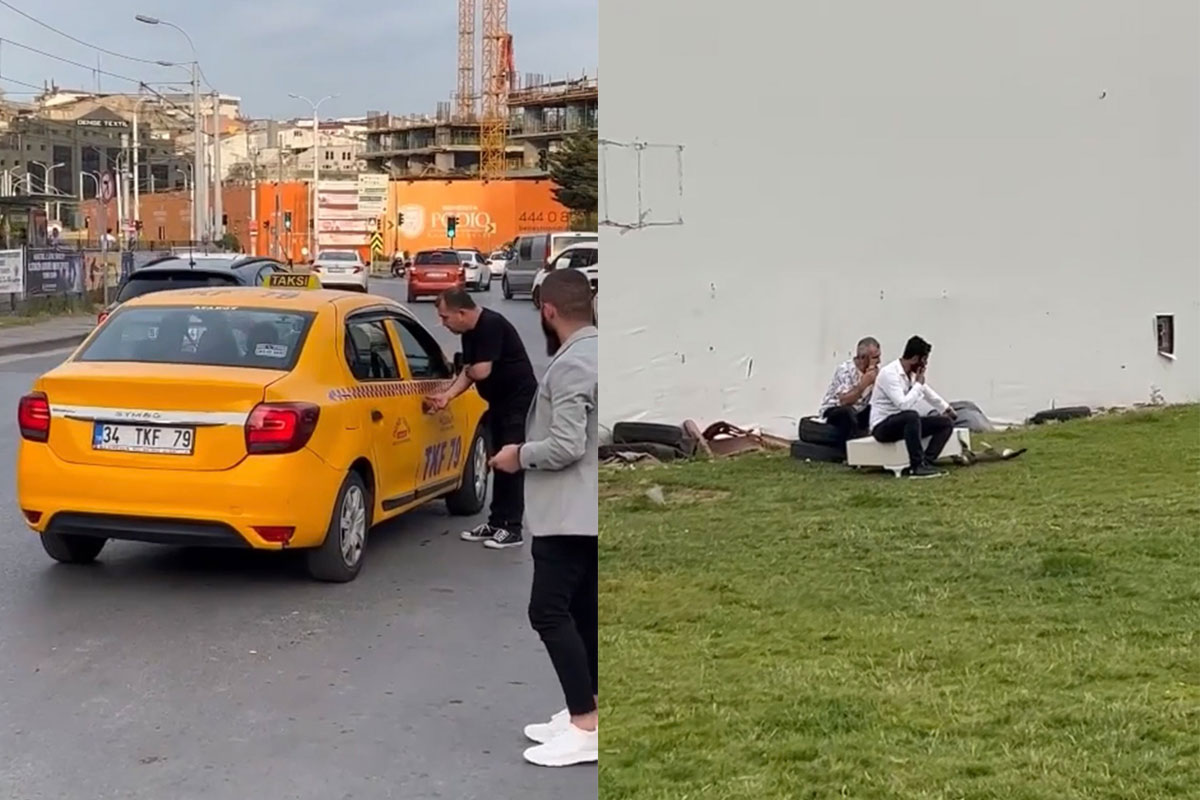 İstanbul'da akılalmaz olay: Taksici müşteriyi almayıp keyif yaptı